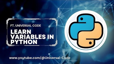 Learn Variables in Python