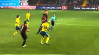 Turkey 1 - 0 Sweden Tosun C Goal 24032016