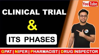 CLINICAL TRIALS | ITS PHASES | GENERAL PHARMACOLOGY | GPAT | NIPER | PHARMACIST | DRUG INSPECTOR