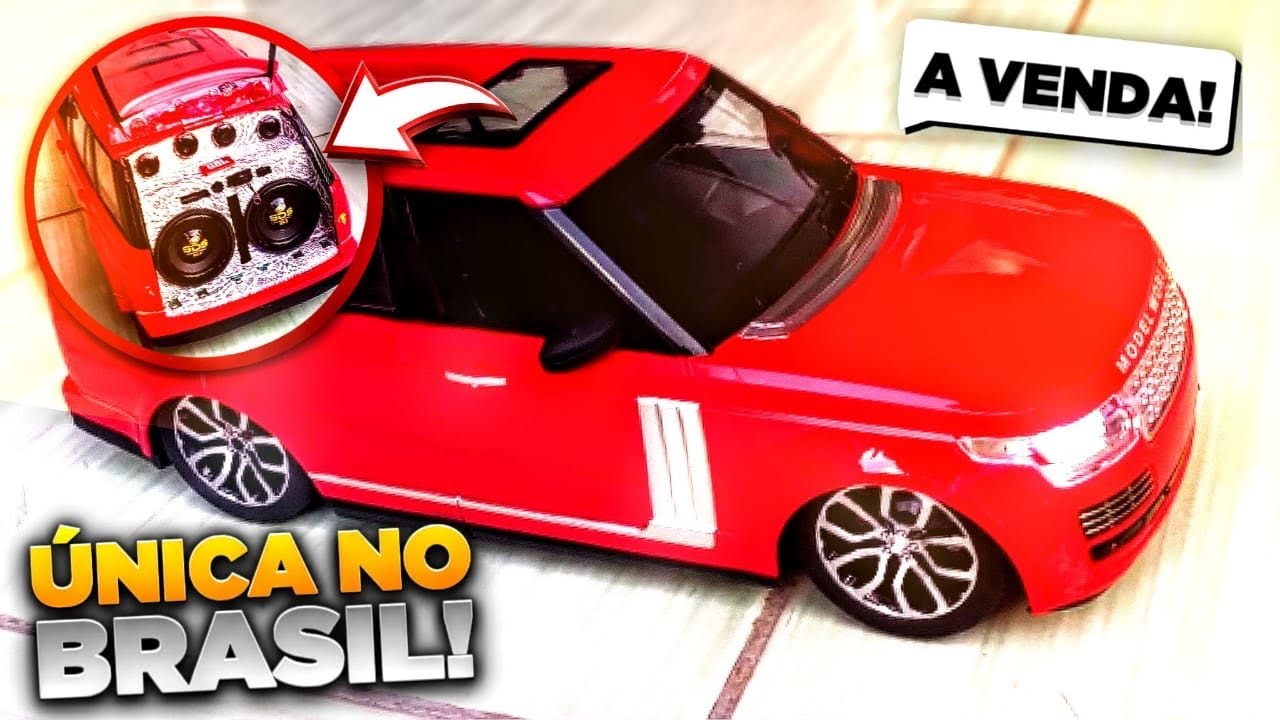 Mini paredão do kallango, carro de controle remoto, varias modificações.  Top 