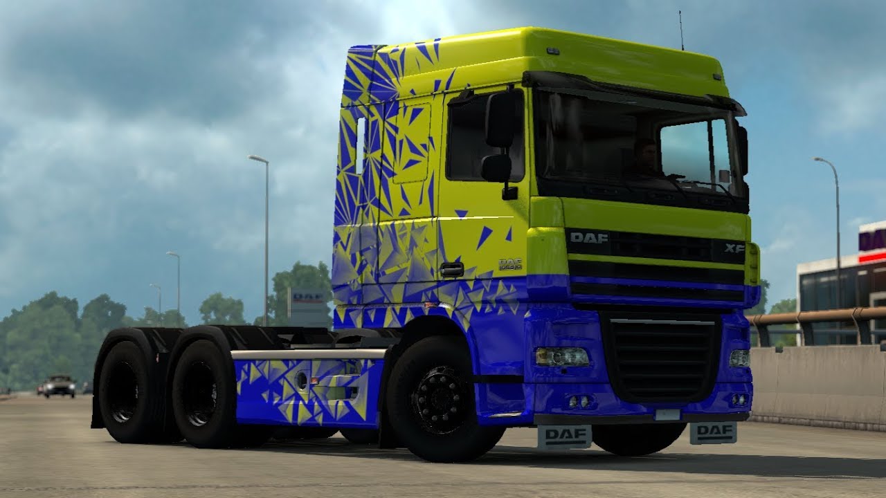 1.28 km to miles [1.30] Euro Truck Simulator 2 | Authentic sound DAF XF 105.510 Engine Voice Records | Mods
