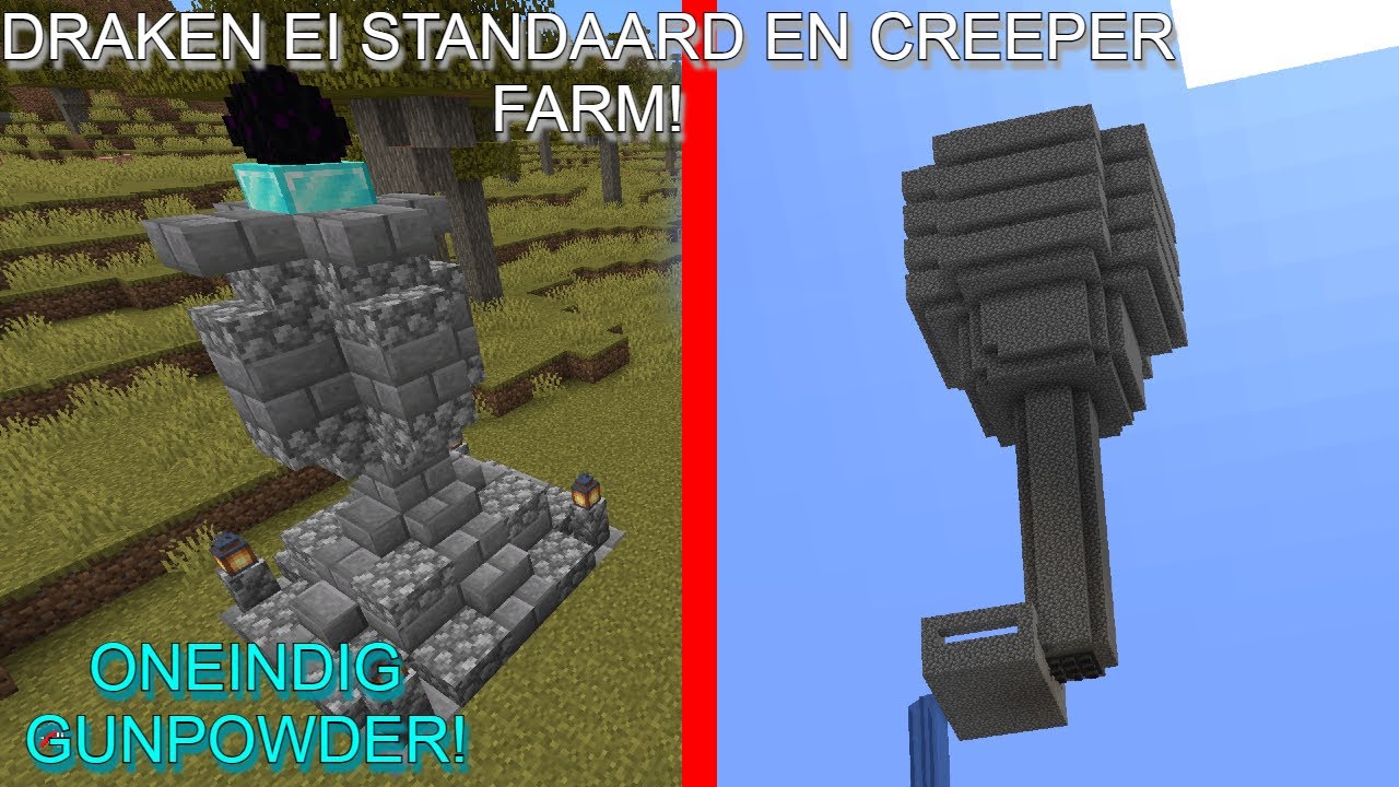 DRAKEN EI Een STANDAARD Geven + CREEPER FARM! (Nederlands) Minecraft ...