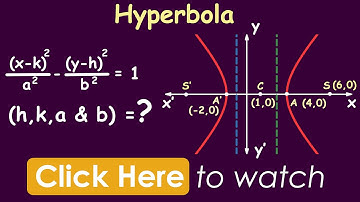 Equation of hyperbola centered (1,0),focus (6,0) length transverse axis 6 unit| Co-ordinate geometry