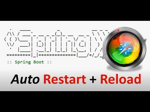 Spring Boot Tomcat server Auto Restart and livereload server #devtools #springboot