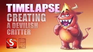 Autodesk Sketchbook Pro Timelapse : Creating A Devilish Critter