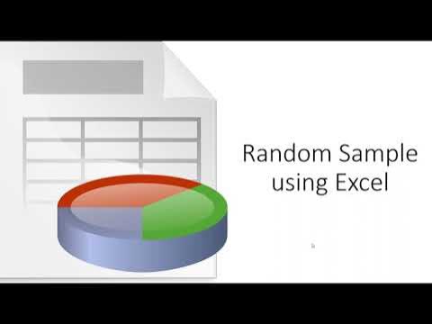 Random Data Sample using Excel - YouTube
