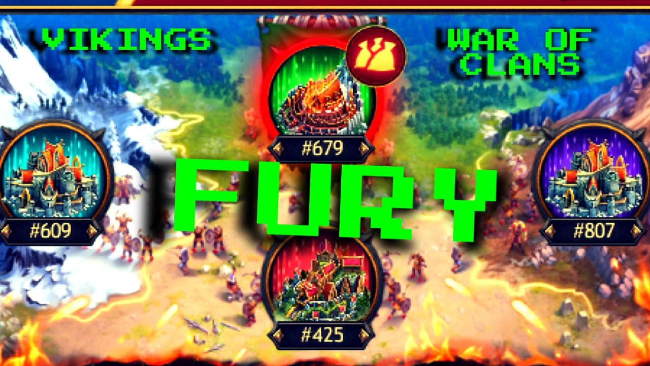 Это Ярость Детка(This is Fury Baby)Vikings:War of Clans 