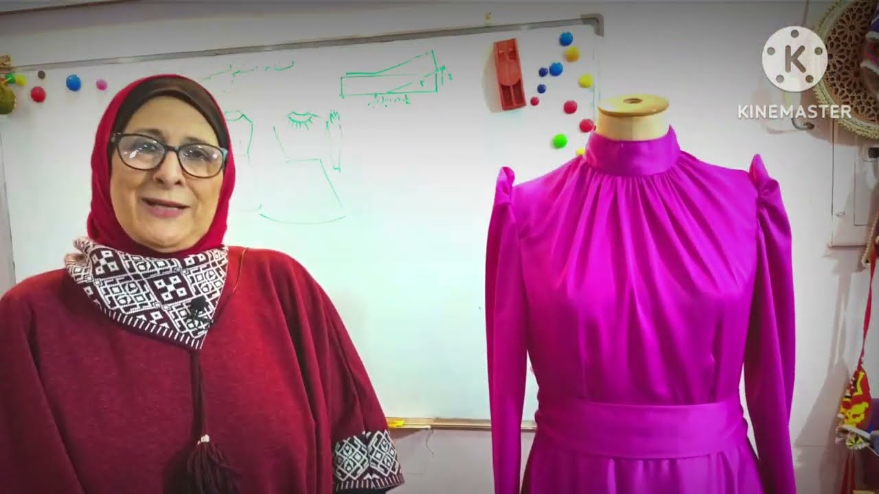 فستان سواريه ج١ بالباترون الايطالي