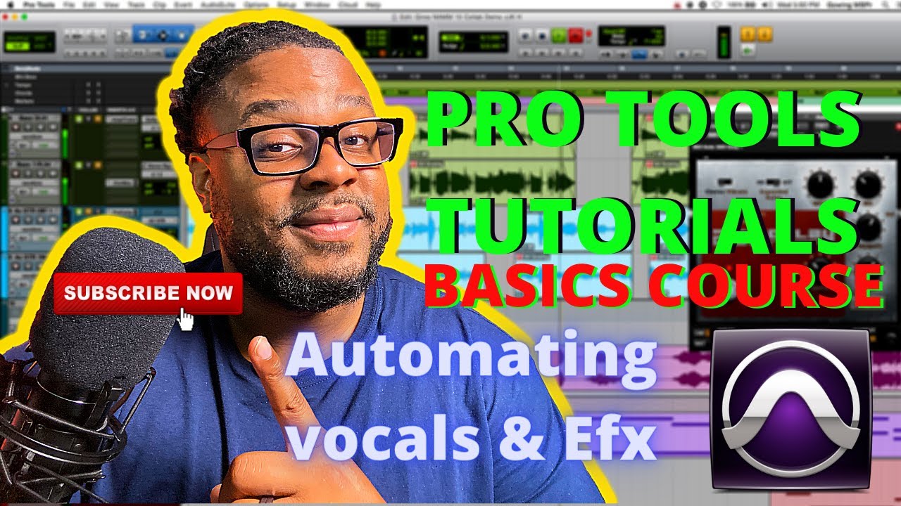 First time using Pro Tools: Automating vocals and effects