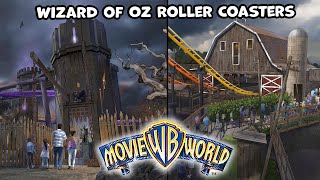 Movie World Wizard of Oz Roller Coasters POVs