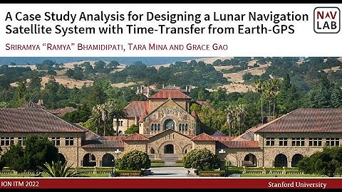 A Case Study Analysis for Lunar Navigation Satellite System with Time-Transfer from Earth-GPS