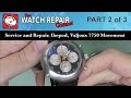 Ikepod Valjoux 7750 Automatic Chronograph Service and Repair Part 2 of 3