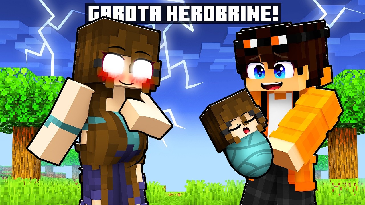GAROTA HEROBRINE está GRÁVIDA no Minecraft!