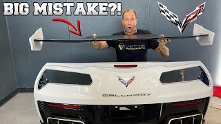 Unlock The Potential Of Your C7 Corvette With This C7 ZR1 Wing!!