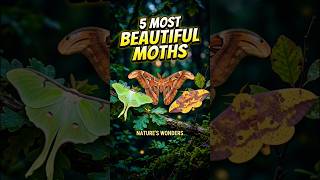 5 Most Beautiful Moths#nature#animals