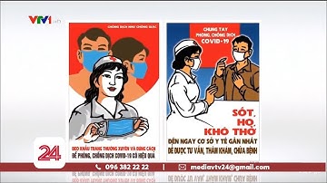 Họa sĩ Việt vẽ tranh cổ động phòng, chống dịch Covid-19 | VTV24
