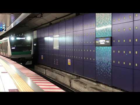 りんかい線各駅停車新木場行きE233系1640F107 ID-37の電車が、天王洲アイル駅2番線ホームに到着！