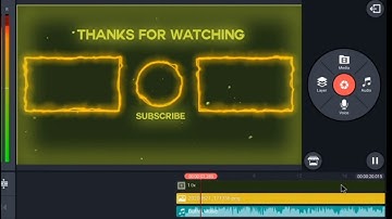 How to make outro for youtube with kinemaster  on android |