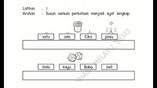 Teknik Menyusun Perkataan Menjadi Ayat Asas Youtube