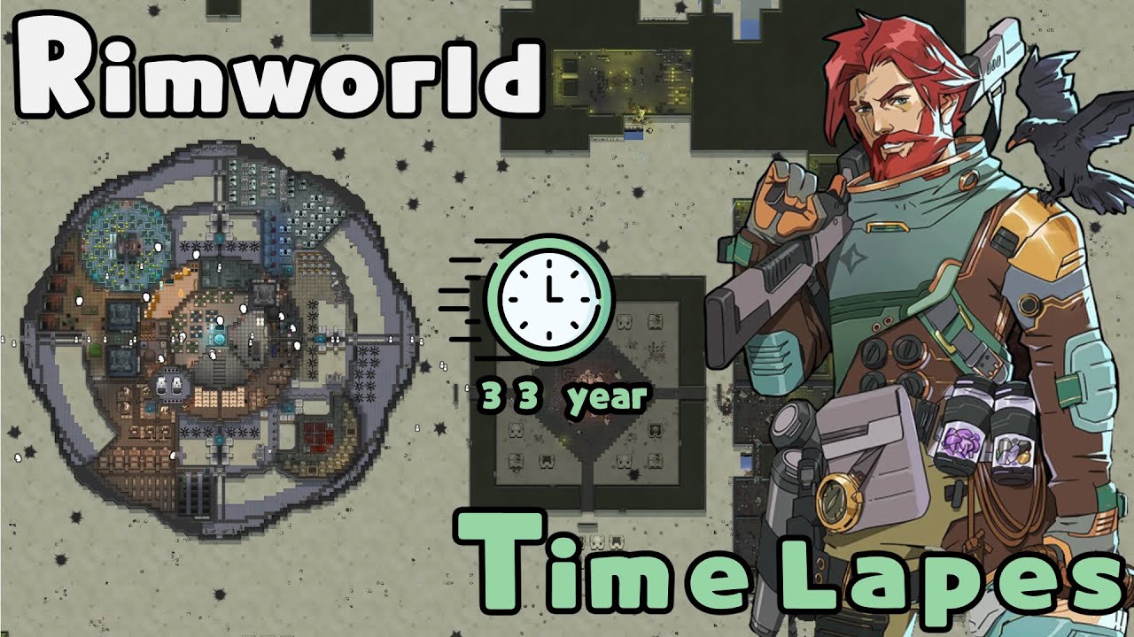 Rimworld 1.6 odyssey timelapse!