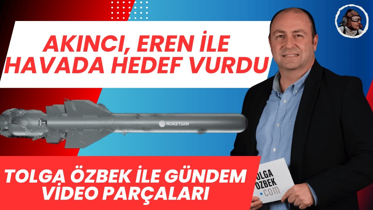 AKINCI, EREN ile havada hedef drone vurdu (GÜNDEM VİDEO PARÇALARI)