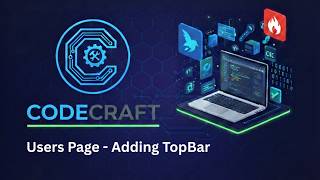 Add Top Bar to Users Page in Flutter 🔥 Firebase Chat App UI | CodeCraft (part 85)