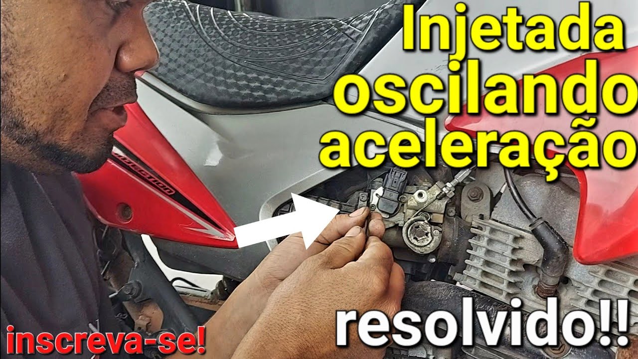 como resolver moto injetada oscilando aceleração aumentando só