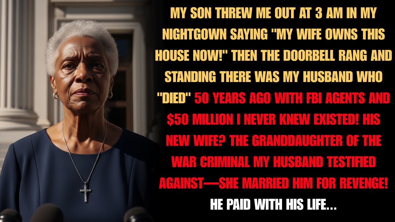 My son kicked me out at 3 a.m. saying, 