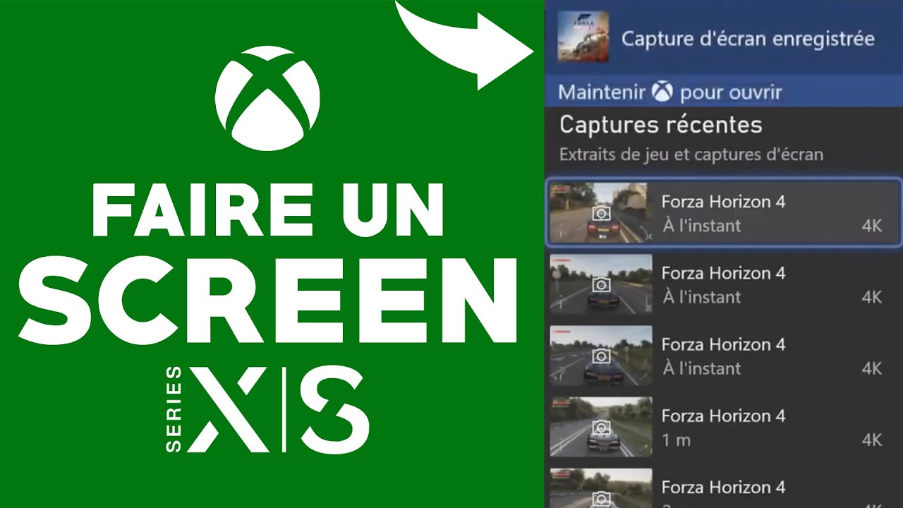 COMMENT FAIRE UNE CAPTURE D'ÉCRAN SUR XBOX SERIES X