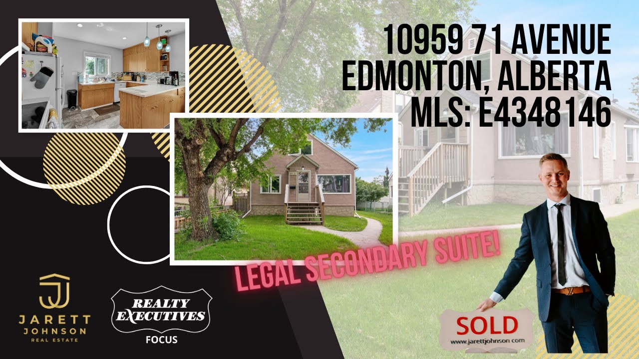 Parkallen Home with Legal Secondary Suite For Sale 10959 71 Ave