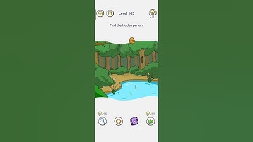 Brain Out Level 105 | Brain Out🧠| Find The hidden Person 😱 #braintest #level105 #hideandseek #games