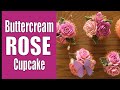 [한글자막]BUTTERCREAM FLOWER CUPCAKES (Wilton #104) / Buttercream rose cupcake tutorial