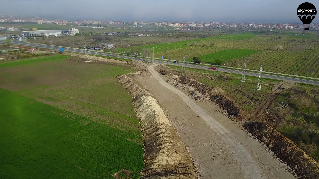 Строительство и расширение пересечения Ахелои | Дрон видео -15.04.2018