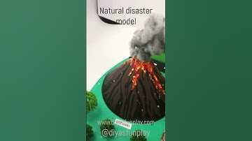 natural disaster 3d model - #shortsvideo - #shorts - #diyasfunplay