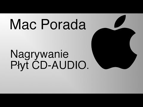 Nagrywanie CD AUDIO Mac OS X