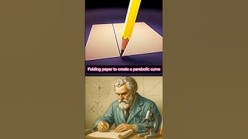 The Parabolic Curve Created By Folding Paper