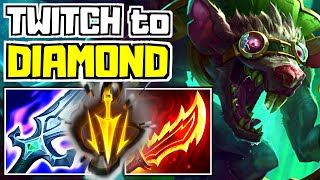 How to Play Twitch ADC - Twitch Unranked to Diamond #1 | League of Legends