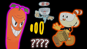 THE CUPHEAD SHOW ANIMATION "Magic Carrot" Sound Variations