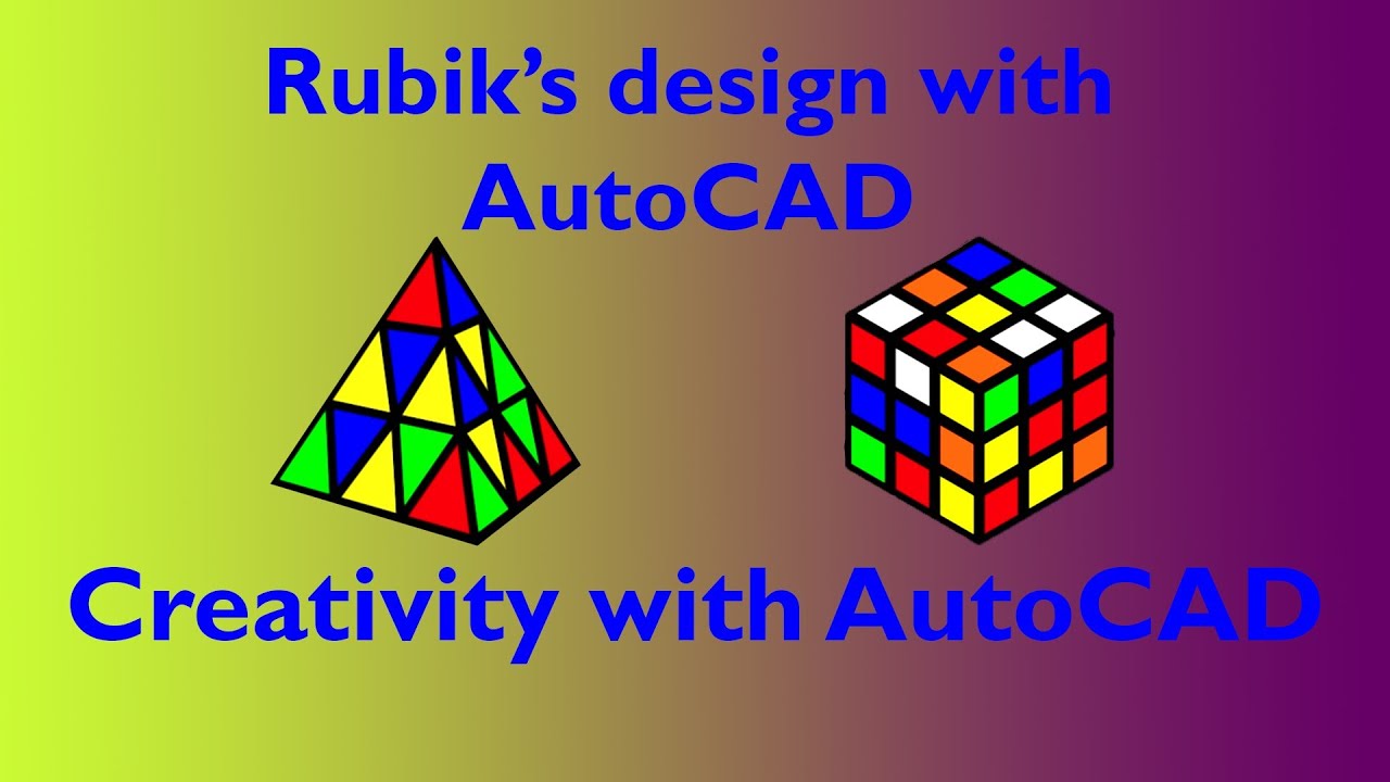 Drawing a 3×3 Rubik's cube and Rubik's pyraminx | رسم مکعب روبیک ۳ در ۳ ...