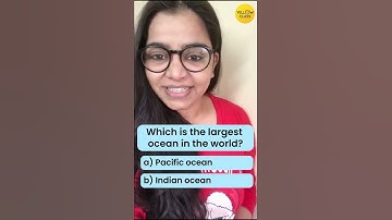 Quiz For Kids | Largest Ocean In The World #yellowclass #shorts