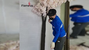 플레임어스 왕벚꽃 인조나무로 1분만에 셀프 인테리어 하기