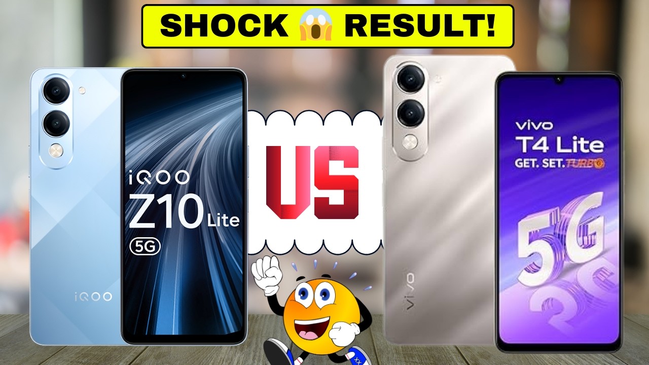 iQOO Z10 Lite vs vivo T4 Lite – Best Budget 5G Phone  बजट में सबसे बेहतर 5G कौन?