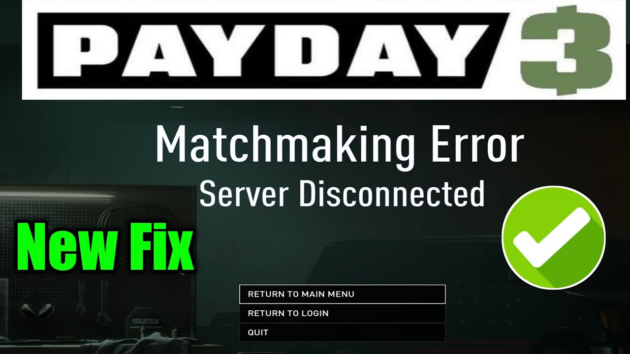 Payday 3: is Matchmaking broken? How to check when the servers are fixed -  Meristation