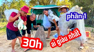 NGƯỜI GIÀU NHẤT Sau 30h Cắm Trại Tìm Thức Ăn Trên Ốc Đảo Bỏ Hoang Sẽ Thắng PHẦN 1 | Son Duoc Vlog