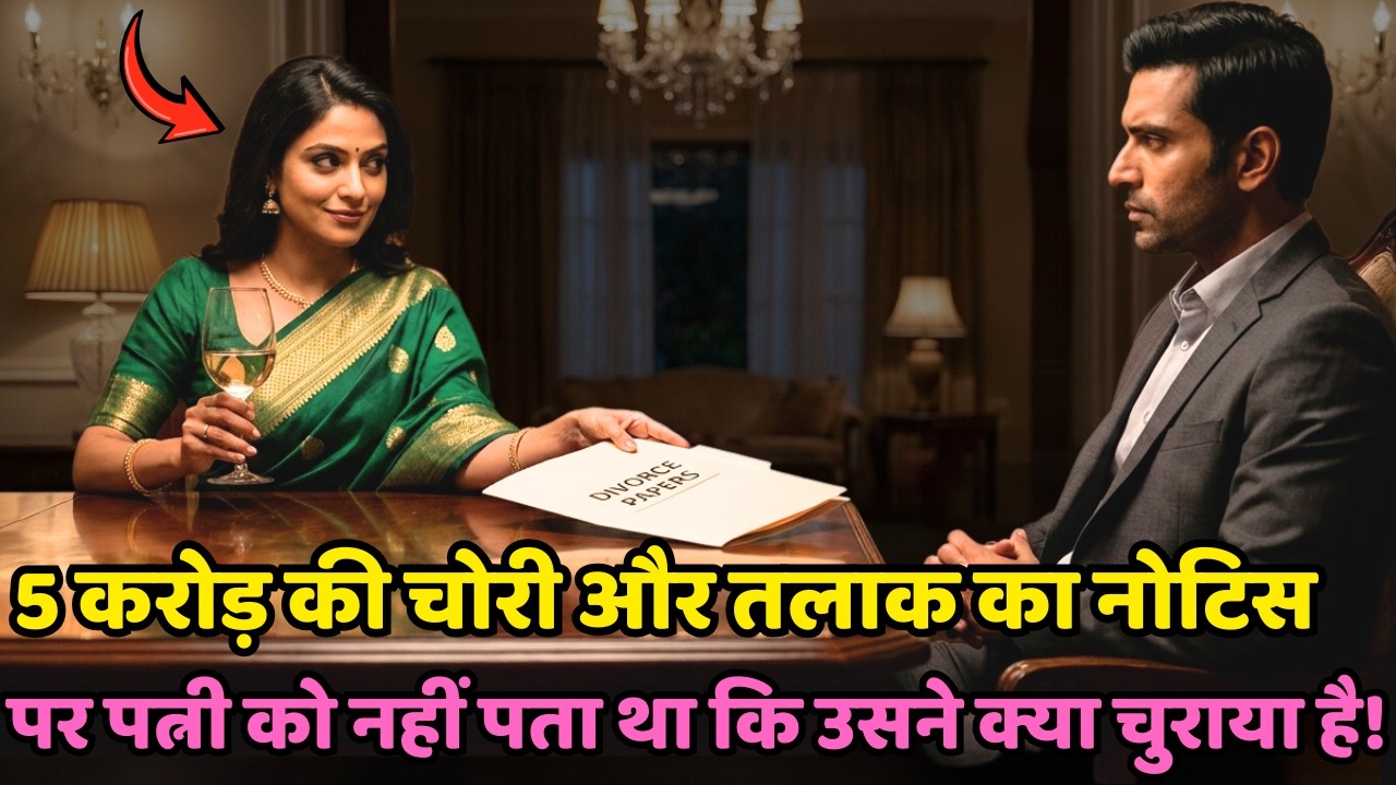 5 करोड़ की चोरी और तलाक का नोटिस... पर पत्नी को नहीं पता था कि उसने क्या चुराया है!