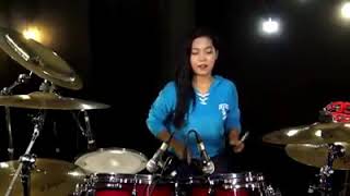 DJ SIMALAKAMA by Nur Amira Syahira Drum Cover