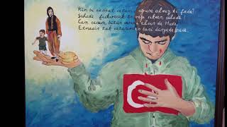 İstiklal Marşını Resimlerle anlattık...