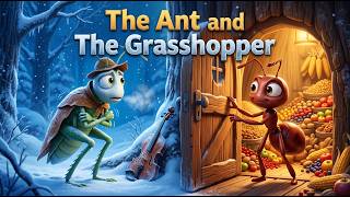 The Ant and the Grasshopper 🐜🎻 | Bedtime Stories for Kids | English Cartoon