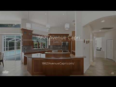 18621 Avenue Capri, Lutz, FL home video tour