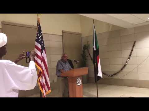 حفل وداع البروف استيف هاورد في السفارة الامريكية بالخرطوم